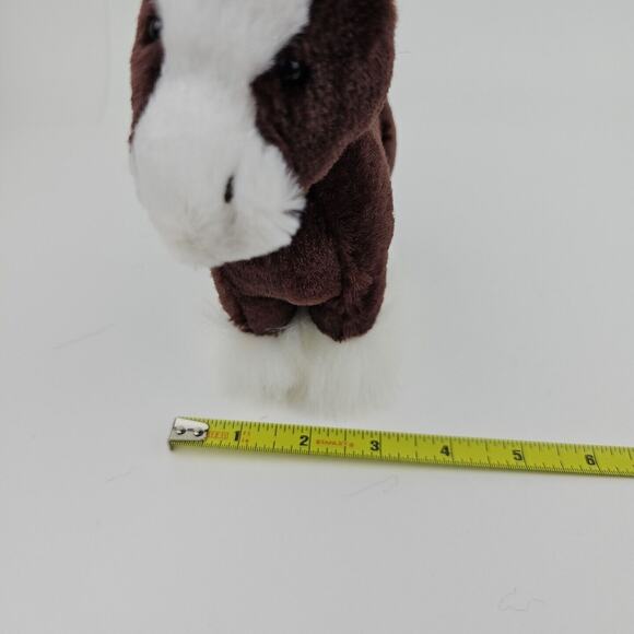 2 Ganz Webkinz Clydesdale Horse 8in and Soft Spot 5 in Pony Brown White 3 horses - Picture 15 of 15